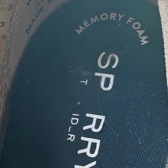 Sperry Women’s Seaside Perf Leather Rose Slip On’s Size 8 M - Picture 5 of 5